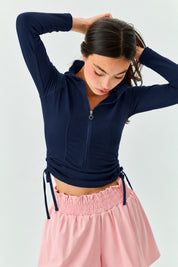 ZIPPER MIDNIGHT BLUE