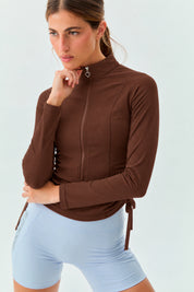 ZIPPER DARK CHOCOLATE