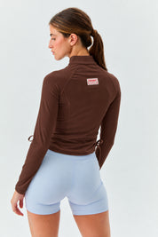 ZIPPER DARK CHOCOLATE