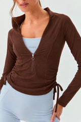 ZIPPER DARK CHOCOLATE
