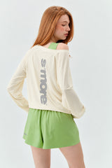 RUNNING LONGSLEEVE BUTTERCREAM