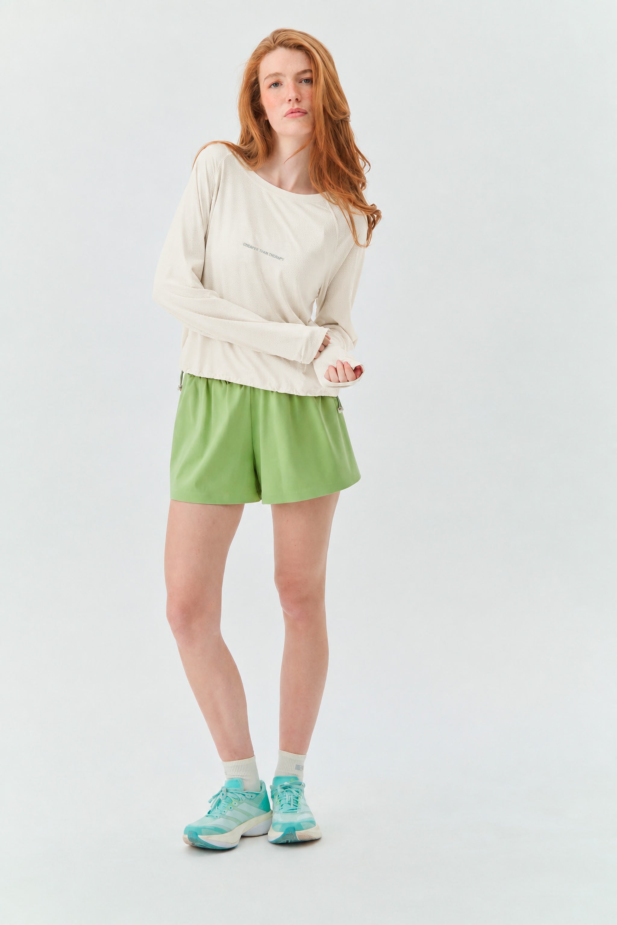 RUNNING LONGSLEEVE BUTTERCREAM