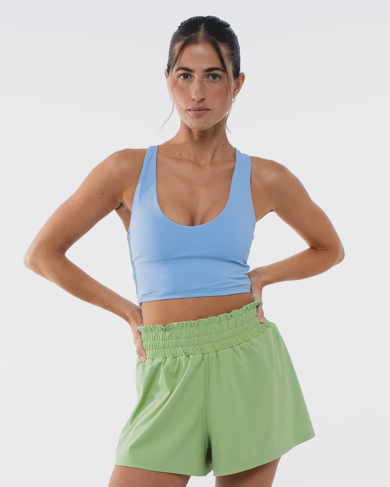 LACE TOP FROSTING BLUE