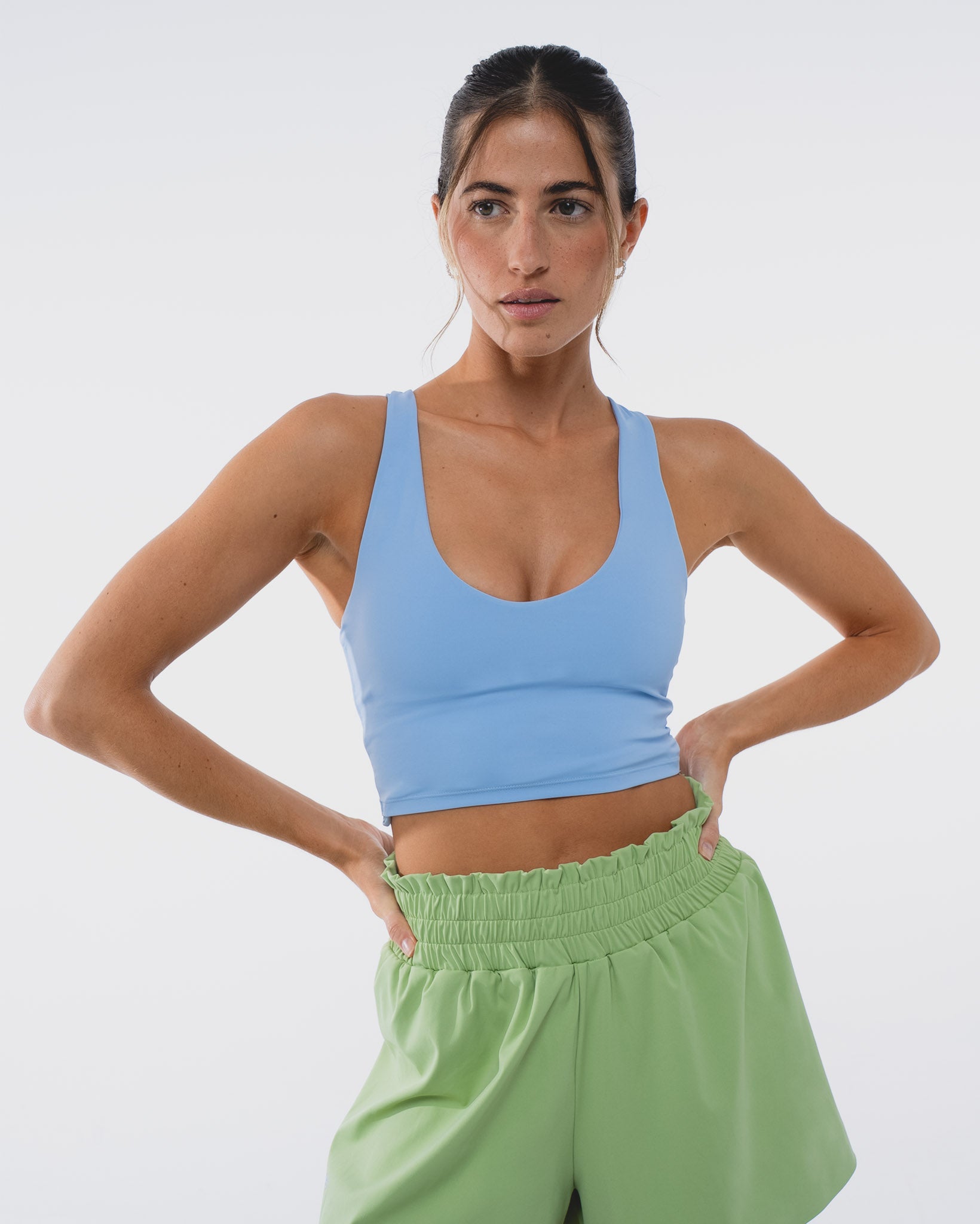 LACE TOP FROSTING BLUE