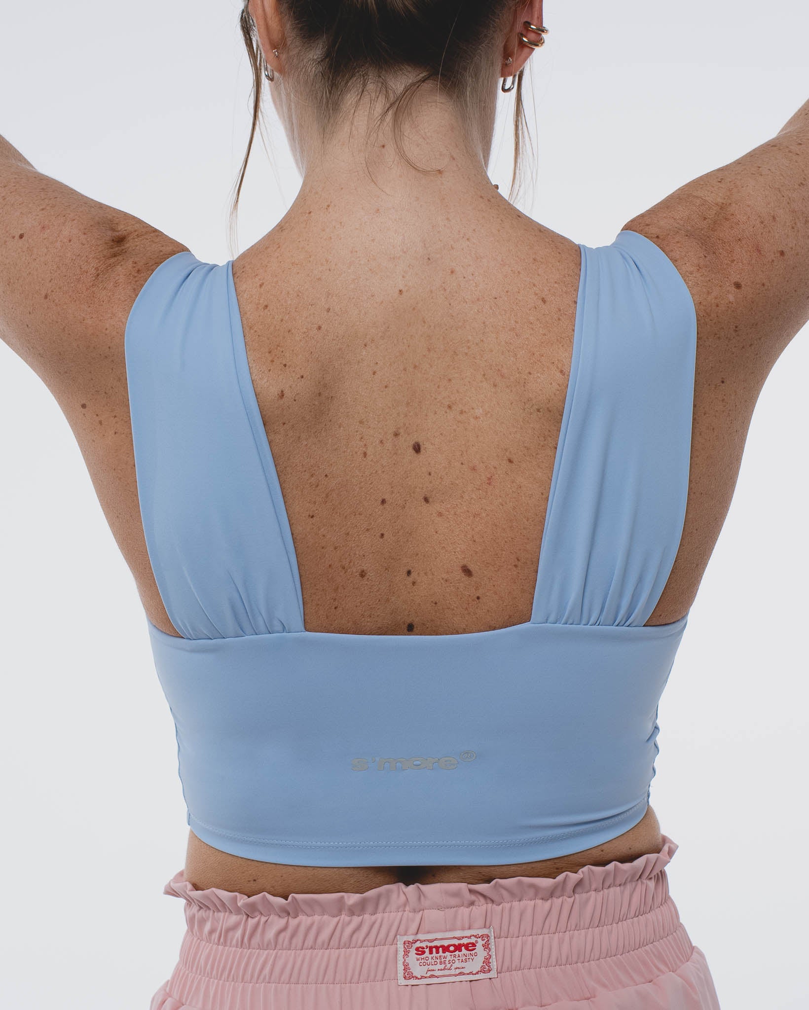 RUCHED TOP FROSTING BLUE