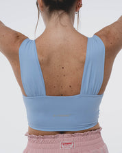 RUCHED TOP FROSTING BLUE