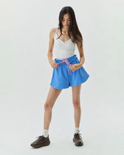 V-NECK TOP CLOUD WHITE