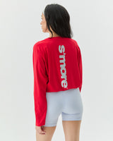 RUNNING LONGSLEEVE CHERRY