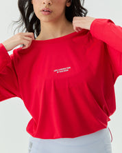 RUNNING LONGSLEEVE CHERRY