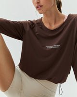 RUNNING LONGSLEEVE CHOCOLATE