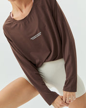 RUNNING LONGSLEEVE CHOCOLATE