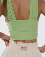 RUCHED TOP PISTACCIO