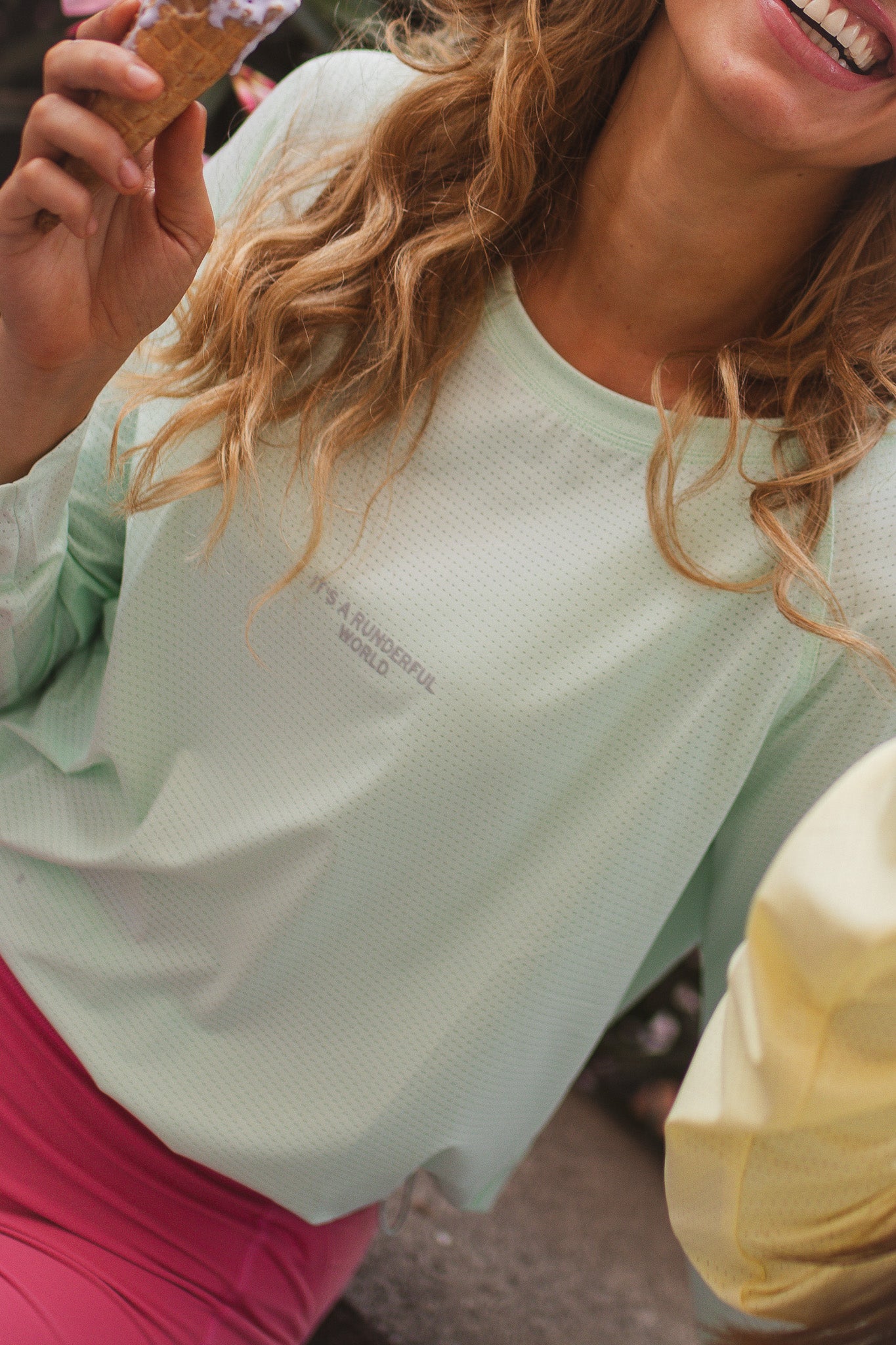 RUNNING LONGSLEEVE MINT STRACCIATELLA ICECREAM