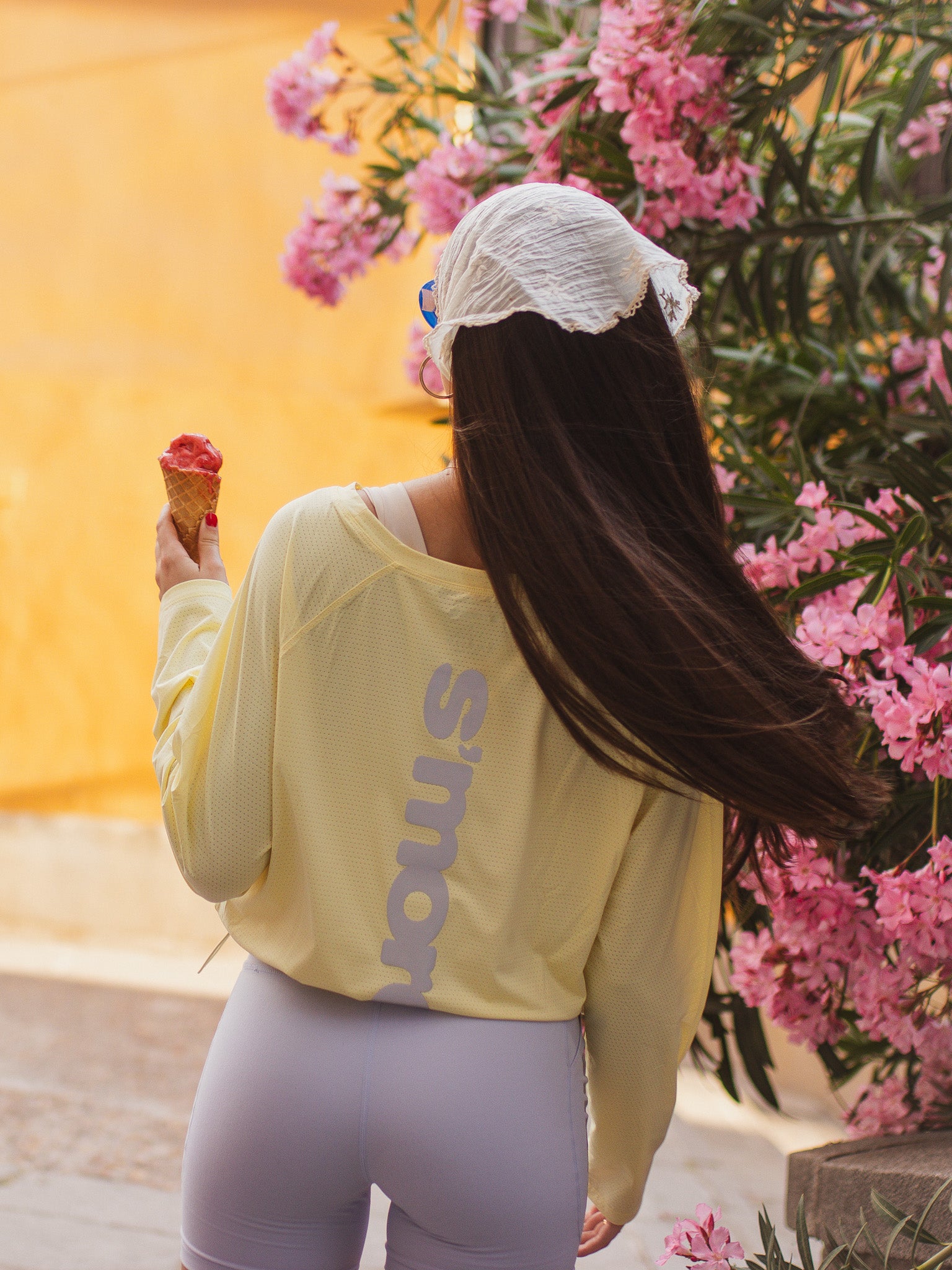 RUNNING LONGSLEEVE BANANA ICECREAM