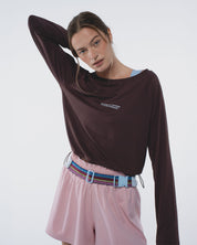 RUNNING LONGSLEEVE CHOCOLATE