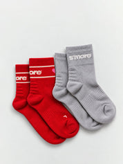 QUARTER-CREW SOCK PACK STRAWBERRY