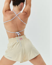 FLARE SHORTS BUTTERCREAM