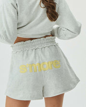 SWEATSHORT HEATHER GRAY