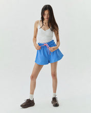 SWEATSHORT CERULEAN BLUE
