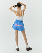 SWEATSHORT CERULEAN BLUE