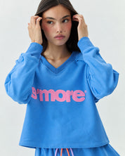 SWEATSHIRT CERULEAN BLUE