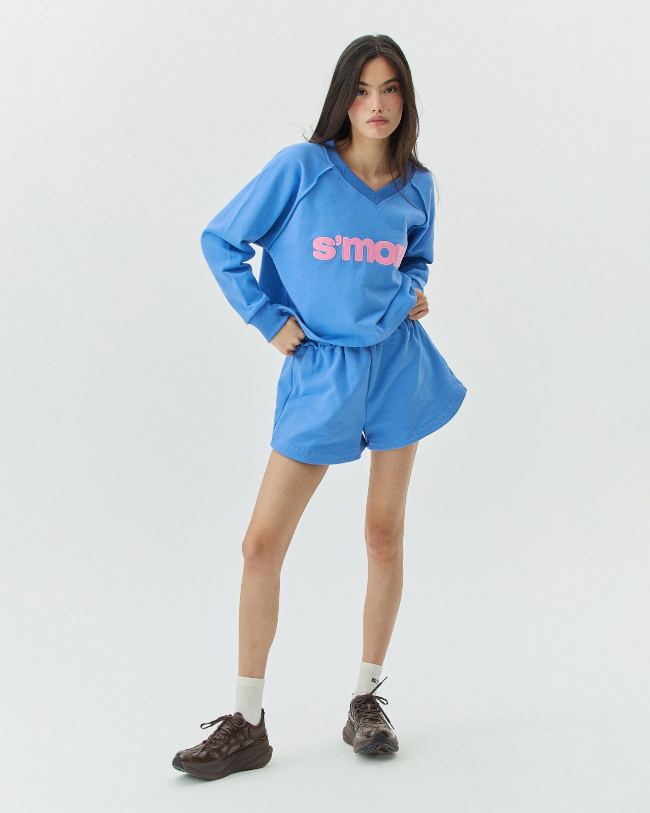 SWEATSHIRT CERULEAN BLUE