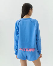 SWEATSHIRT CERULEAN BLUE