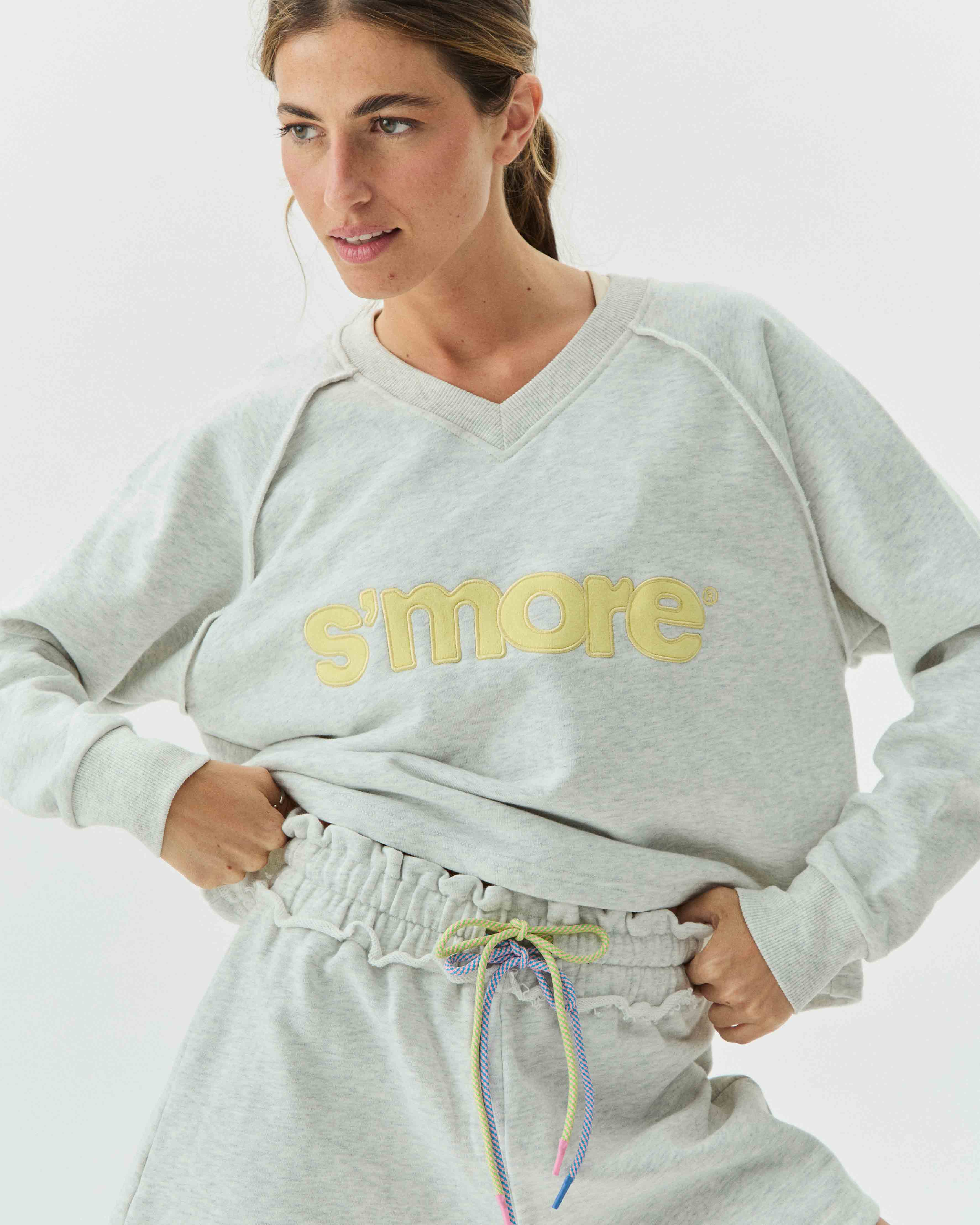 SWEATSHIRT HEATHER GRAY