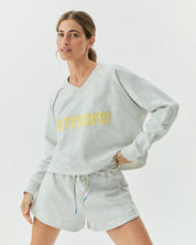 SWEATSHIRT HEATHER GRAY