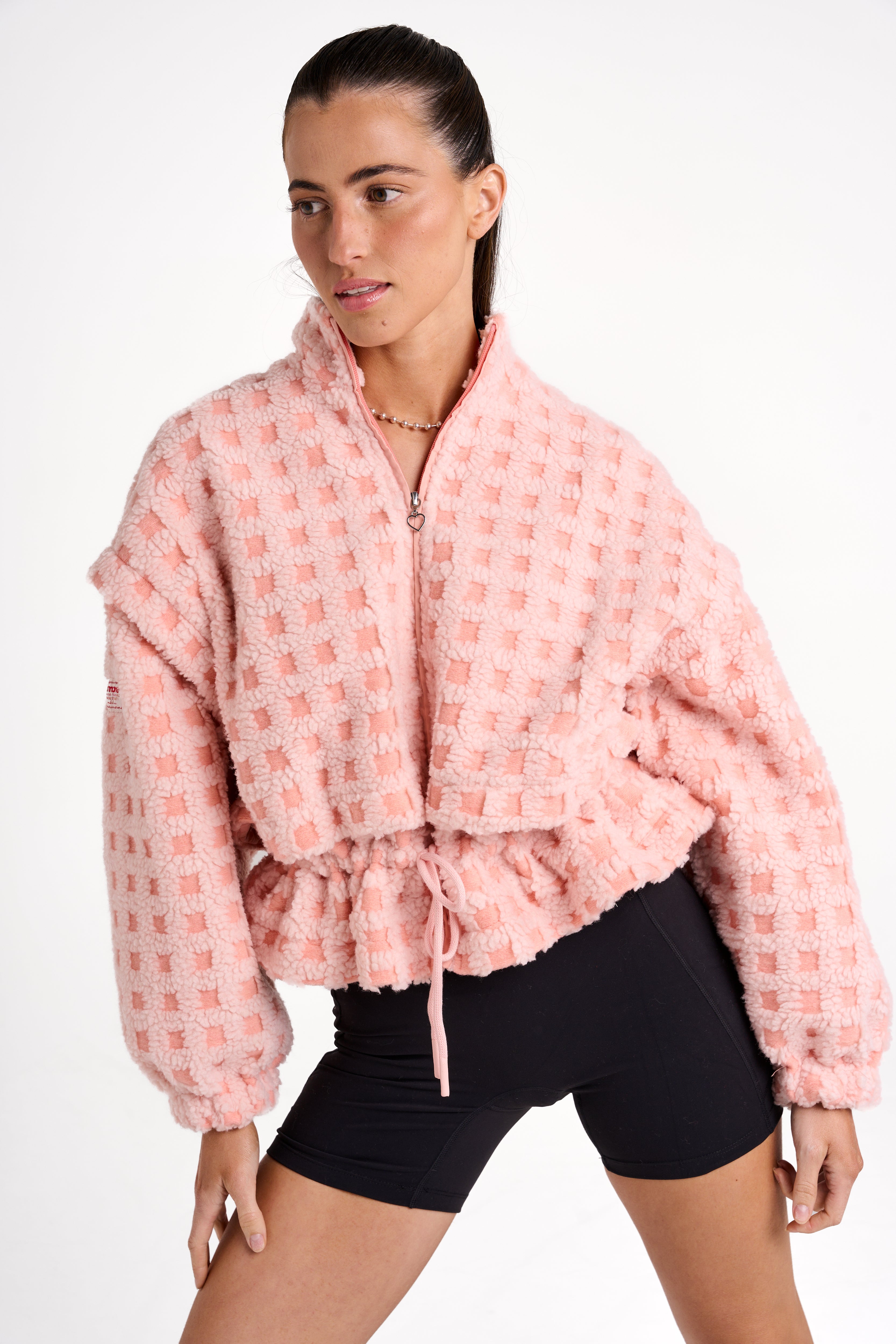 FLEECE JACKET COTTON CANDY