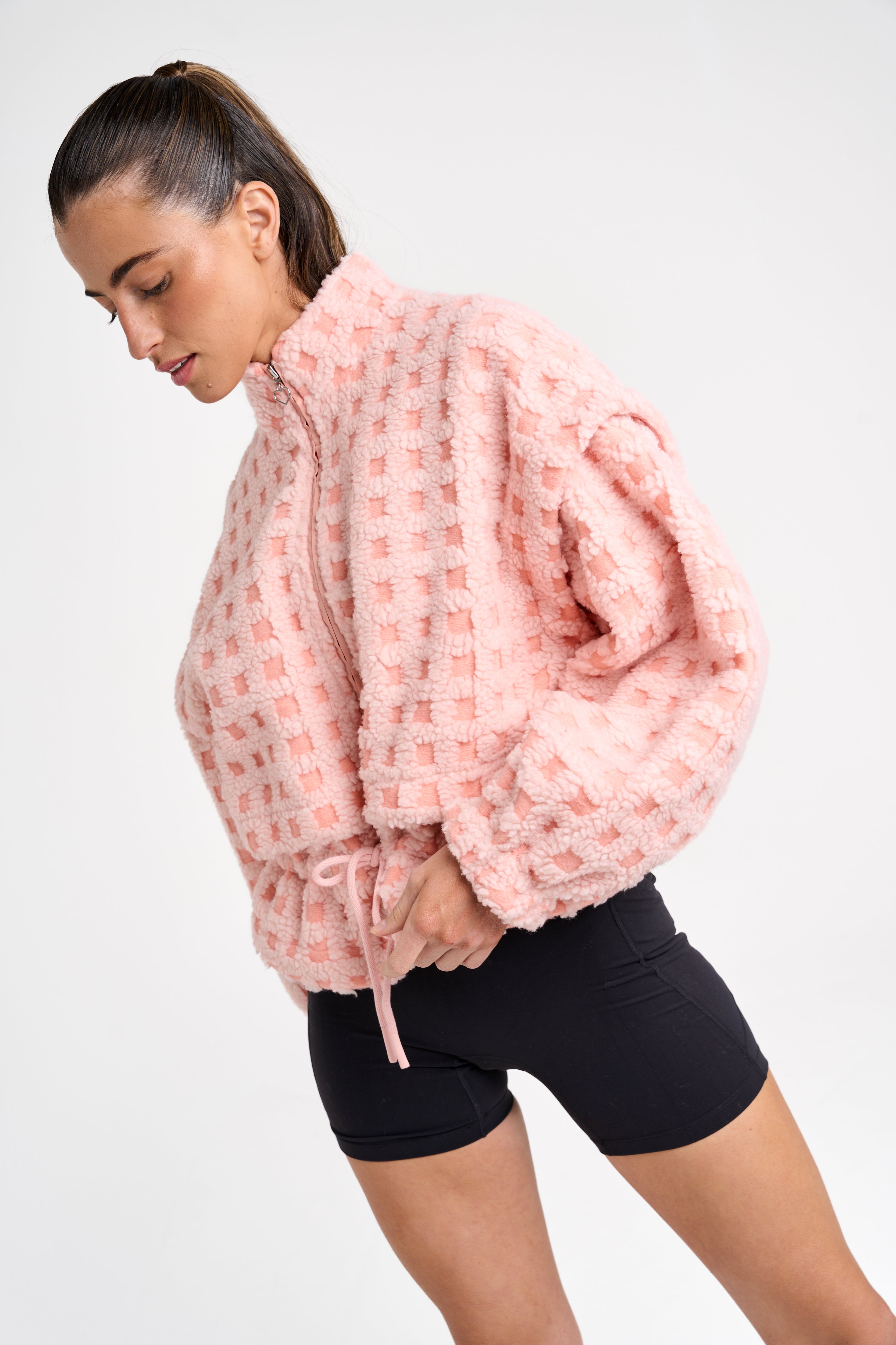 FLEECE JACKET COTTON CANDY