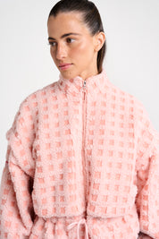 FLEECE JACKET COTTON CANDY