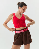 RUCHED TOP CHERRY