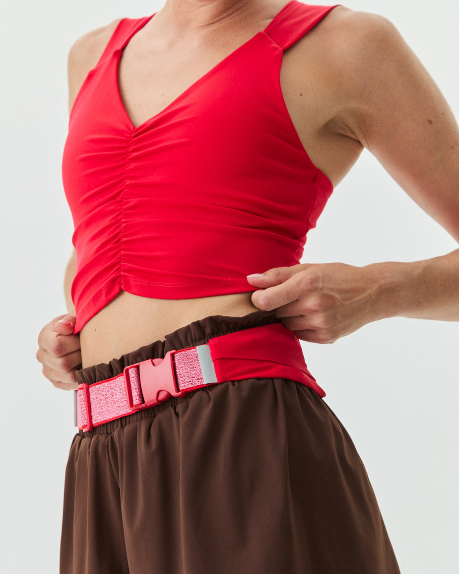 RUCHED TOP CHERRY