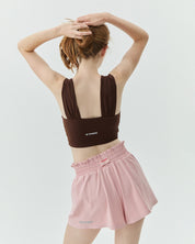 RUCHED TOP CHOCOLATE