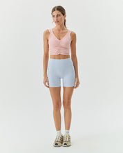 RUCHED TOP FROSTING PINK