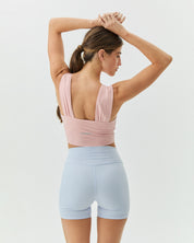 RUCHED TOP FROSTING PINK