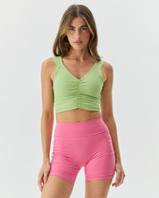 RUCHED TOP PISTACCIO