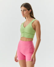 RUCHED TOP PISTACCIO