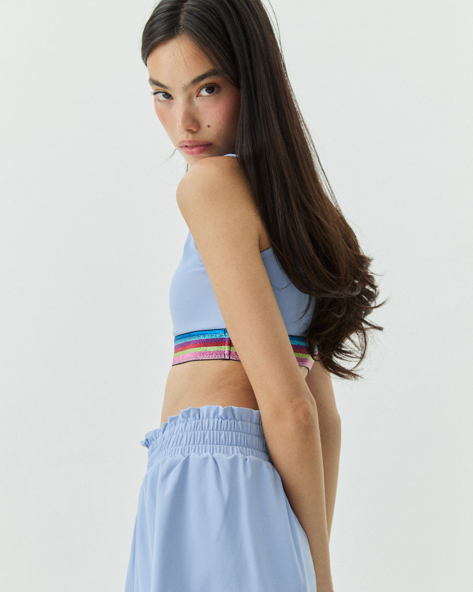 BAND TOP COTTON CANDY BLUE