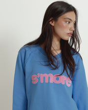 SWEATSHIRT CERULEAN BLUE