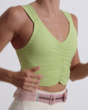 RUCHED TOP PISTACCIO