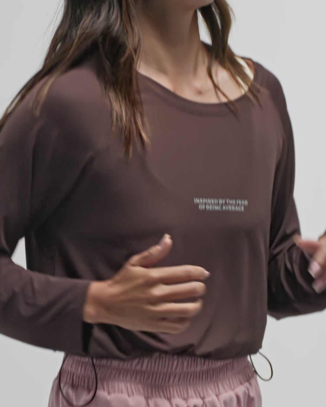RUNNING LONGSLEEVE CHOCOLATE