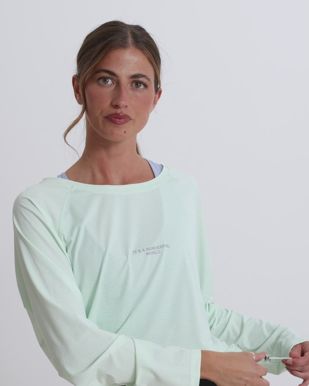 RUNNING LONGSLEEVE MINT ICECREAM