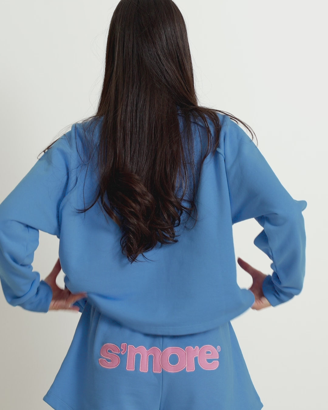 SWEATSHORT CERULEAN BLUE
