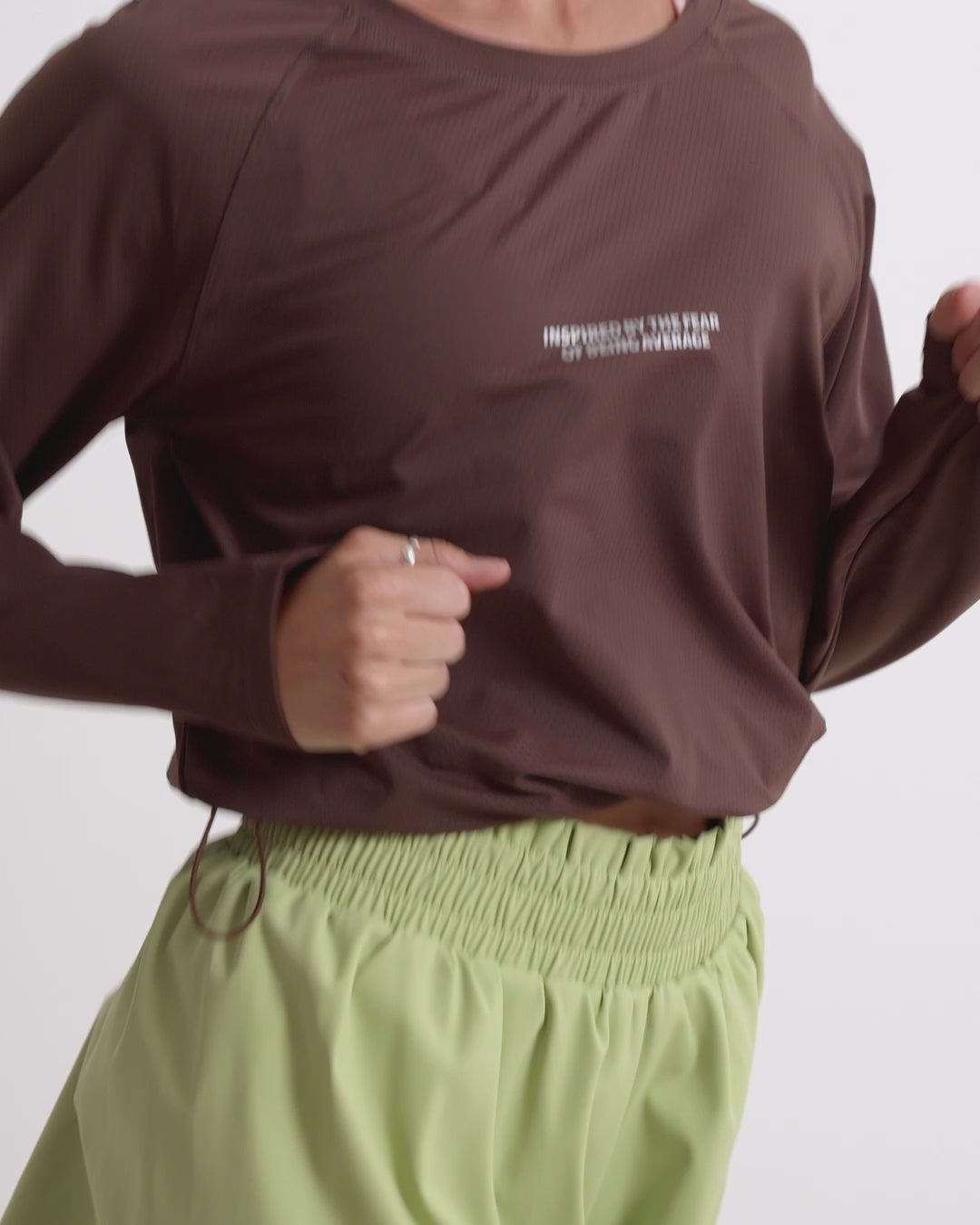 RUNNING LONGSLEEVE CHOCOLATE