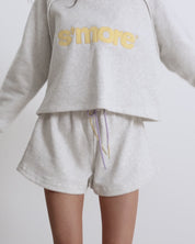 SWEATSHORT HEATHER GRAY